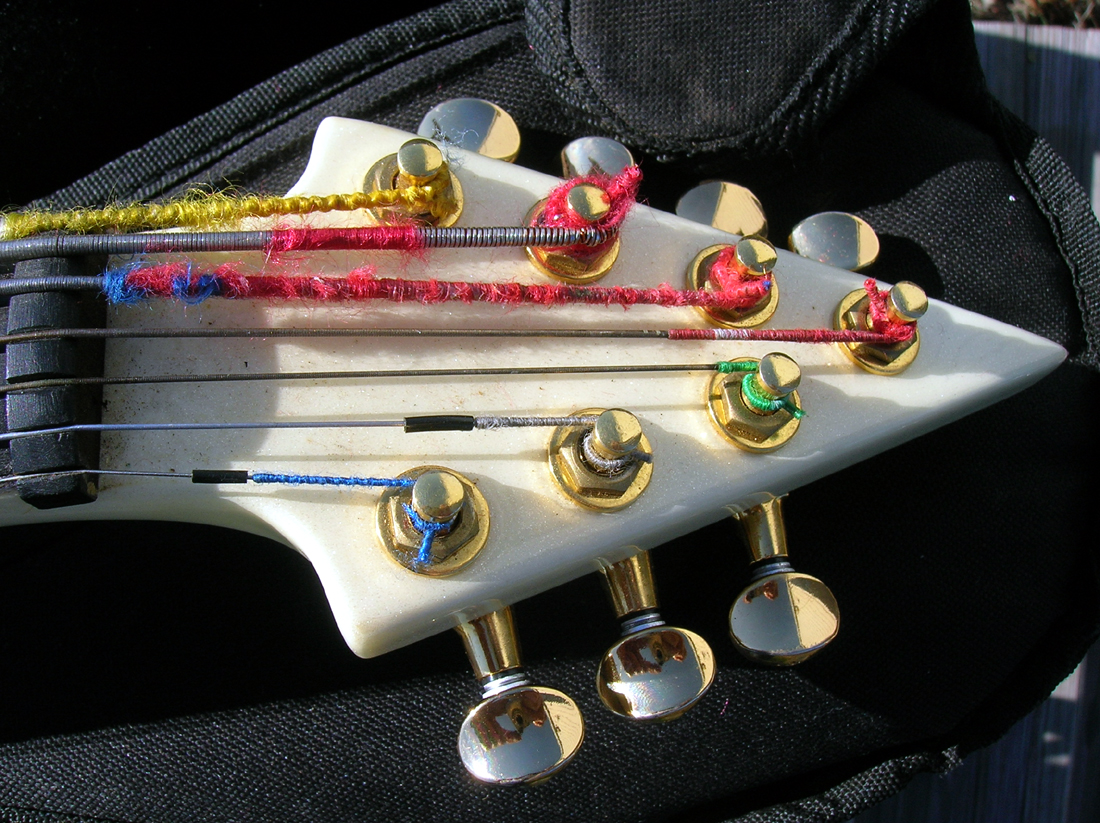 Wood Viper 7 String Electric Violin Pearl White Finish Fretted Ebony